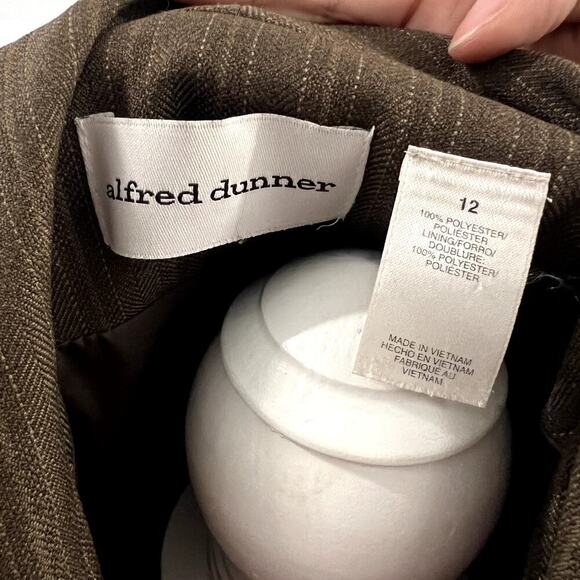 Alfred Dunner Brown Oversized Blazer Size 12 - Picture 6 of 6